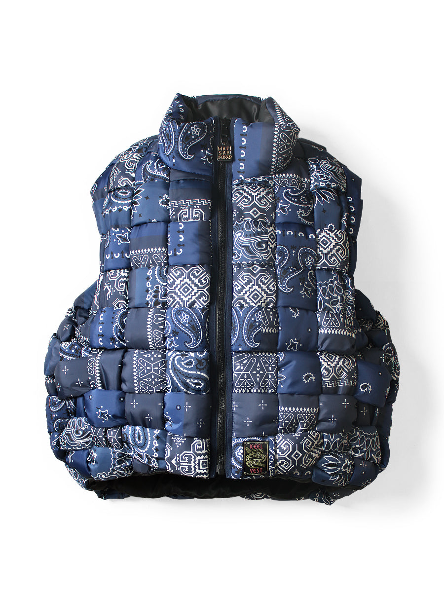Bandana Transfer Nylon KEEL Weaving Vest