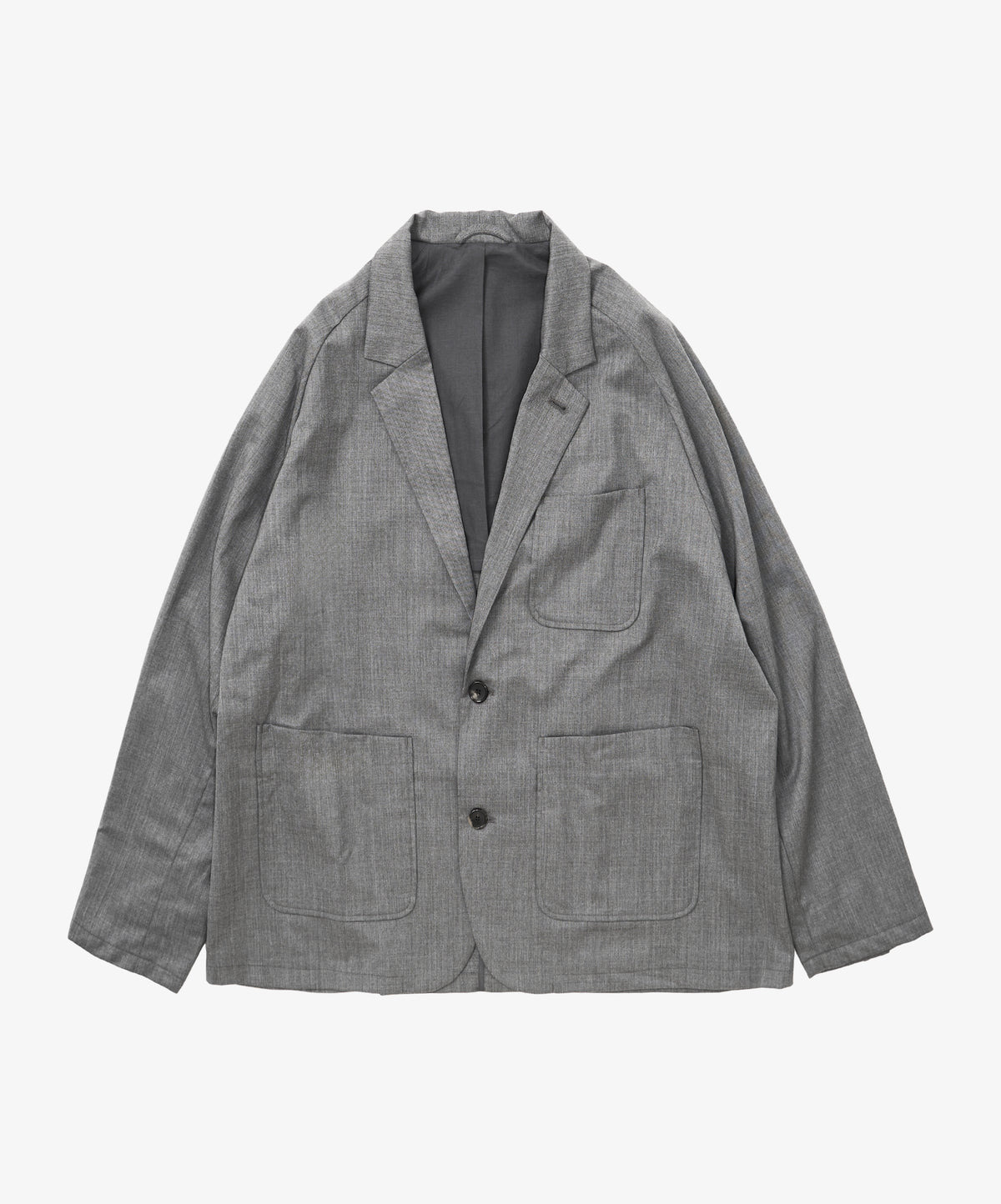 blazer grey twill