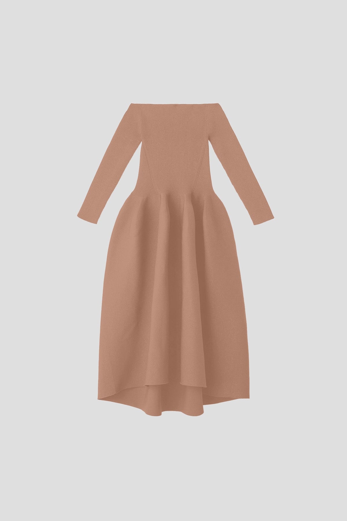POTTERY HS OFF SHOULDER LONG SLEEVE DRESS
