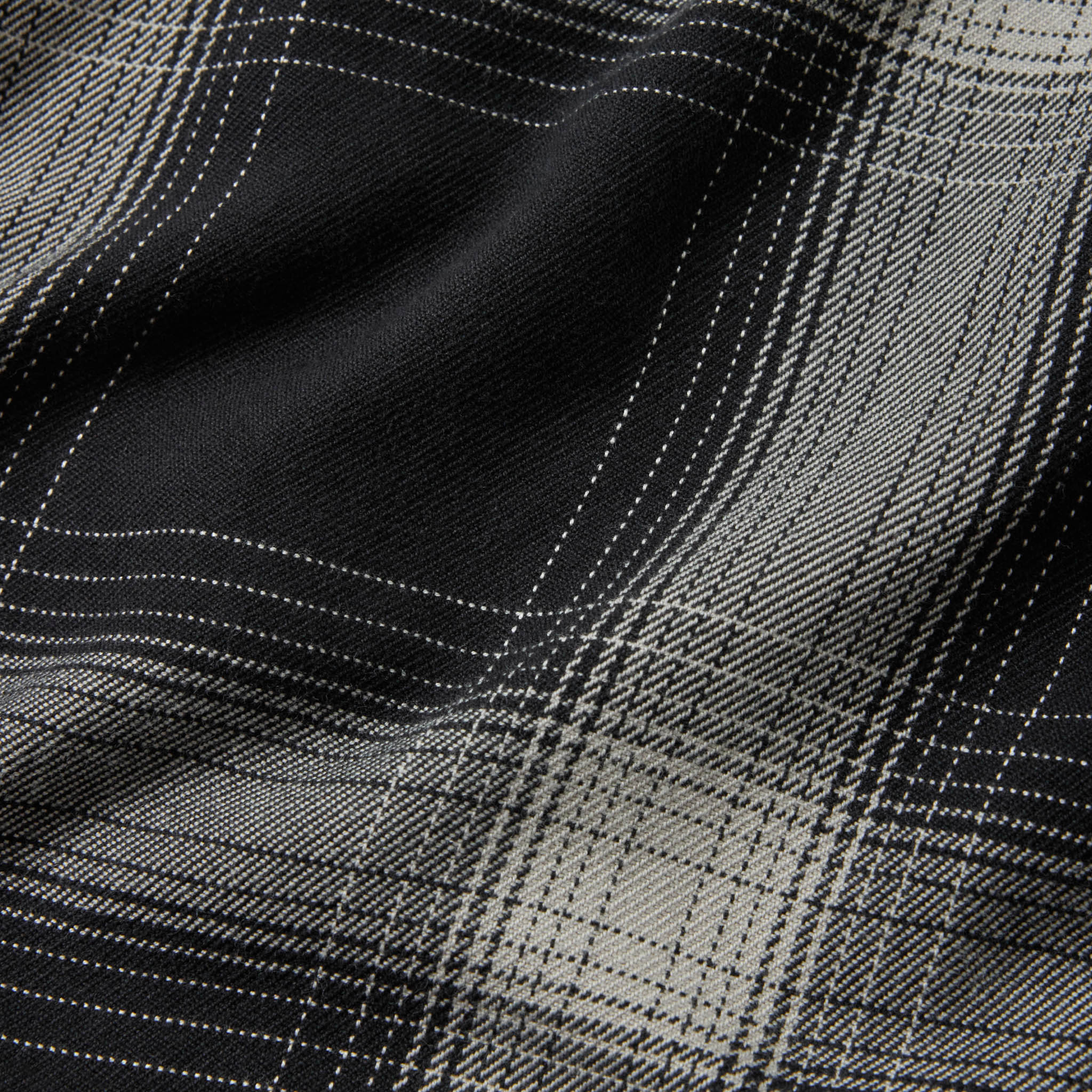 GL29546 / SUVIN COTTON NEL CHECK REGULAR COLLAR SHIRT