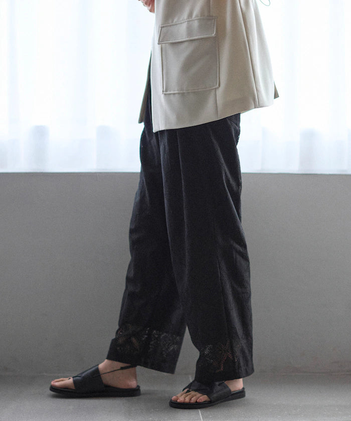 Panel Lace Easy Pants / Compatible with Setup - February 12, 12:00 Release