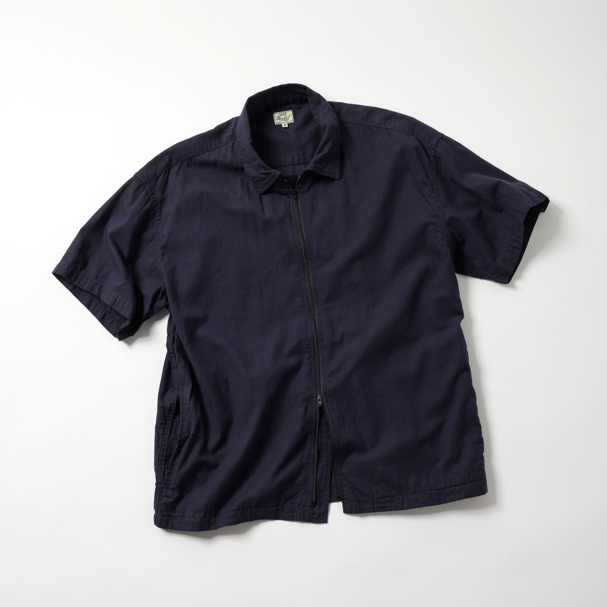 GL39433 / VAT DYE CHAMBRAY ZIP SHIRT