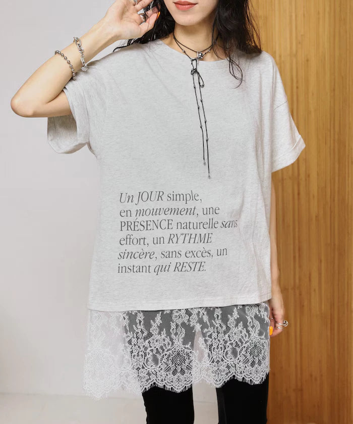 Lacedocking Print T-Shirt 【Limited Edition】