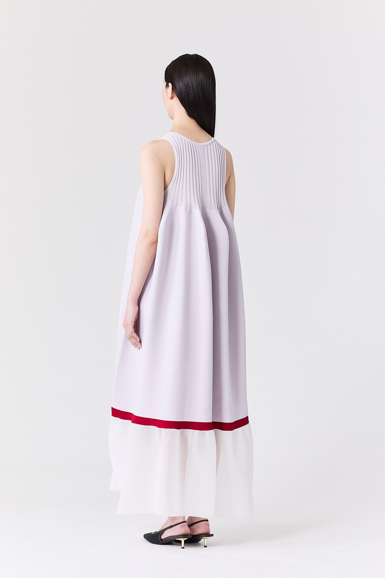 POTTERY LUCENT SLEEVELESS BUST FLARE DRESS