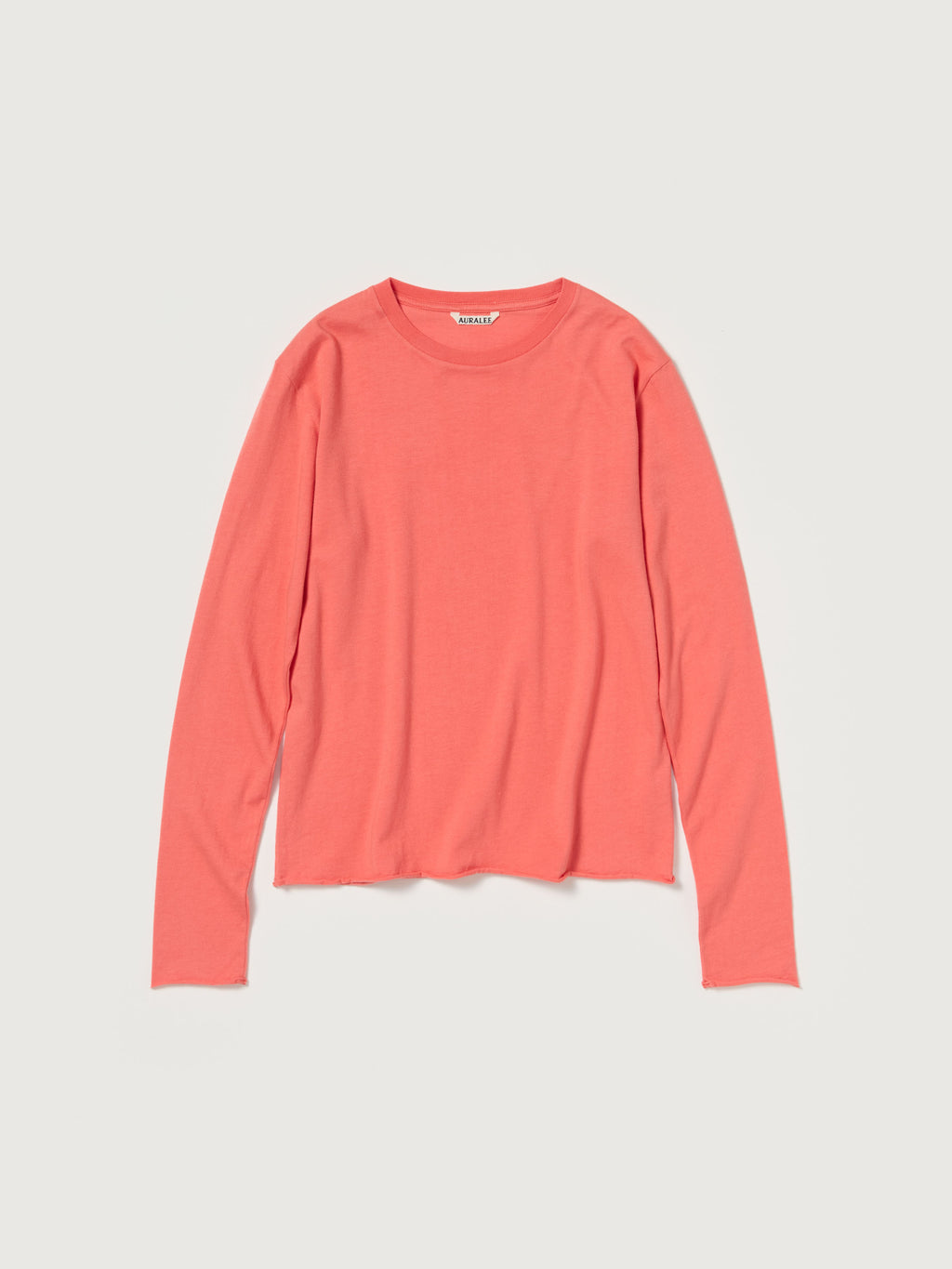 BRUSHED ORGANIC COTTON CASHMERE JERSEY L/S TEE