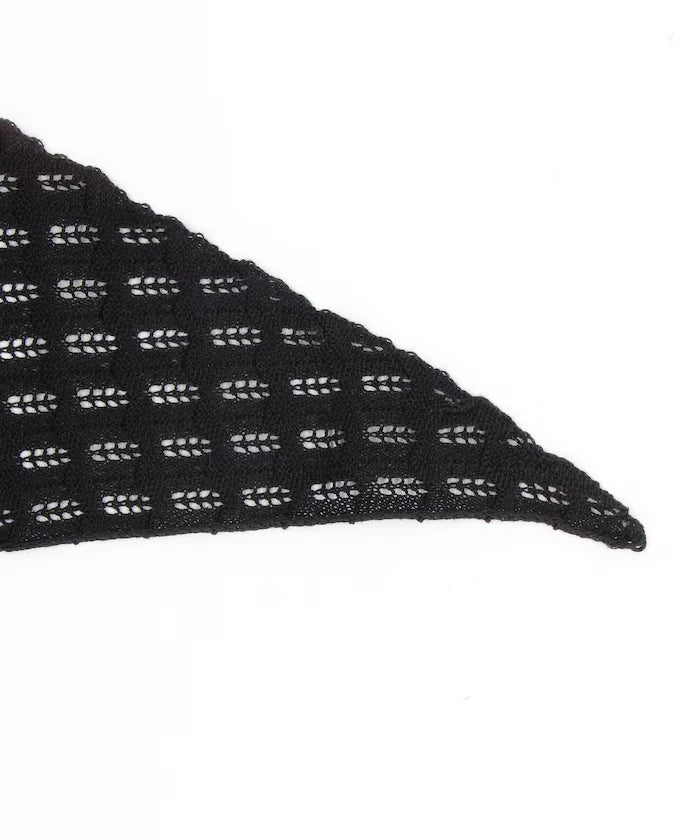 Crochet Triangle Scarf