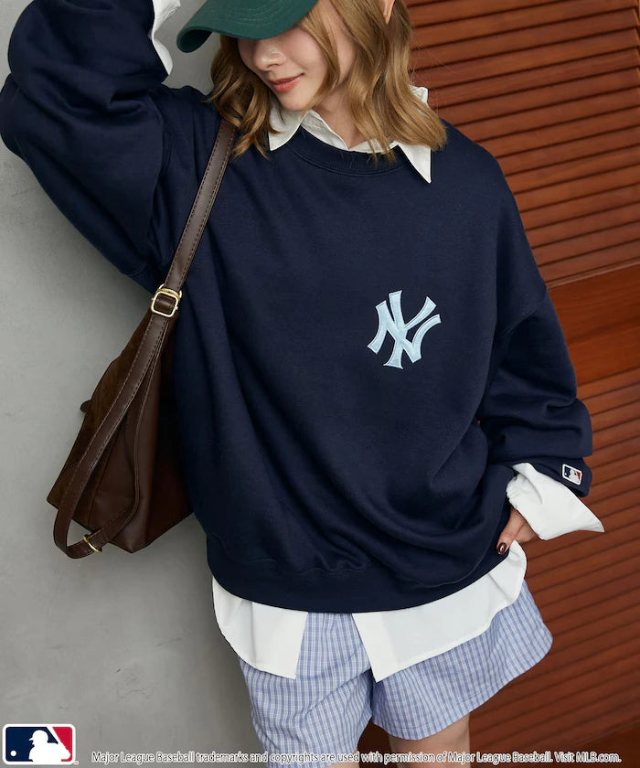 Custom MLB Fleece Crewneck Logo Sweatshirt Limited Edition