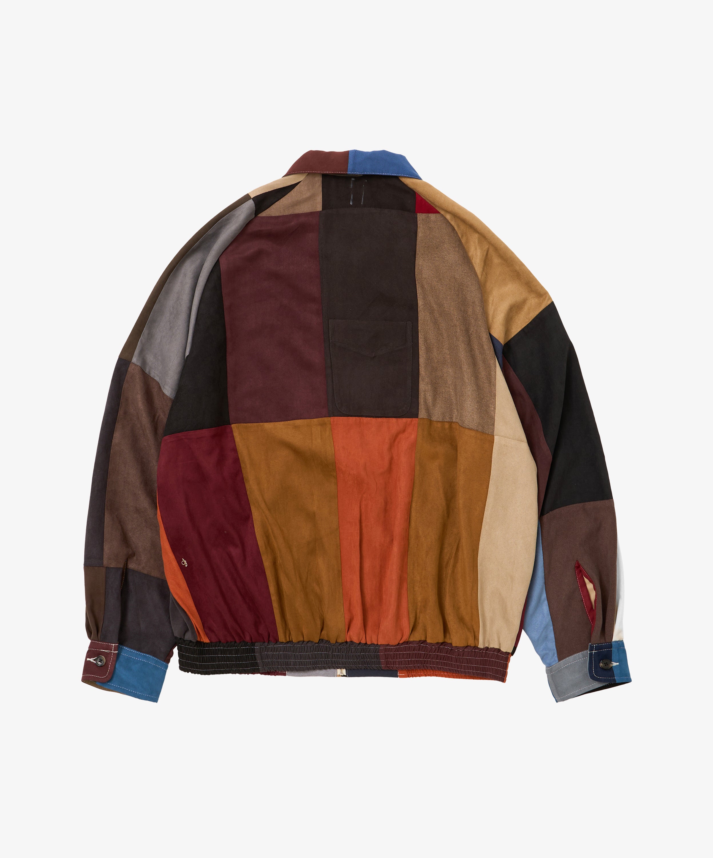 zip blouson faux suede eleven