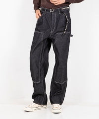 Double Knee Denim Pants