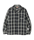 RAYON COVERT CHECK OPEN SHIRT