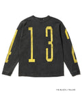 MODUCT PIGMENT DYED “UNLUCKY NUMBER” T-SHIRT (LONG SLEEVE)