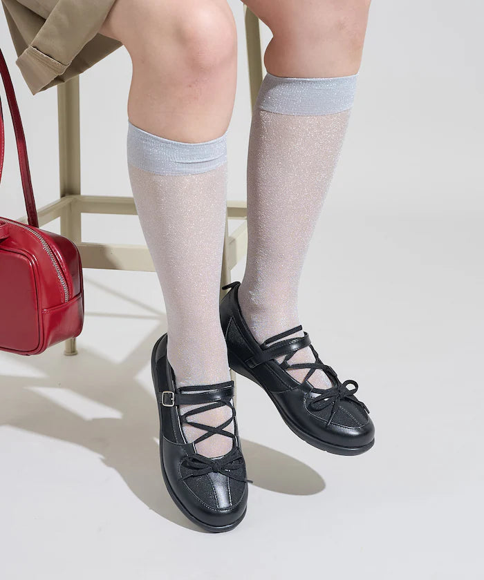 Lace-Up Ballet Shoes