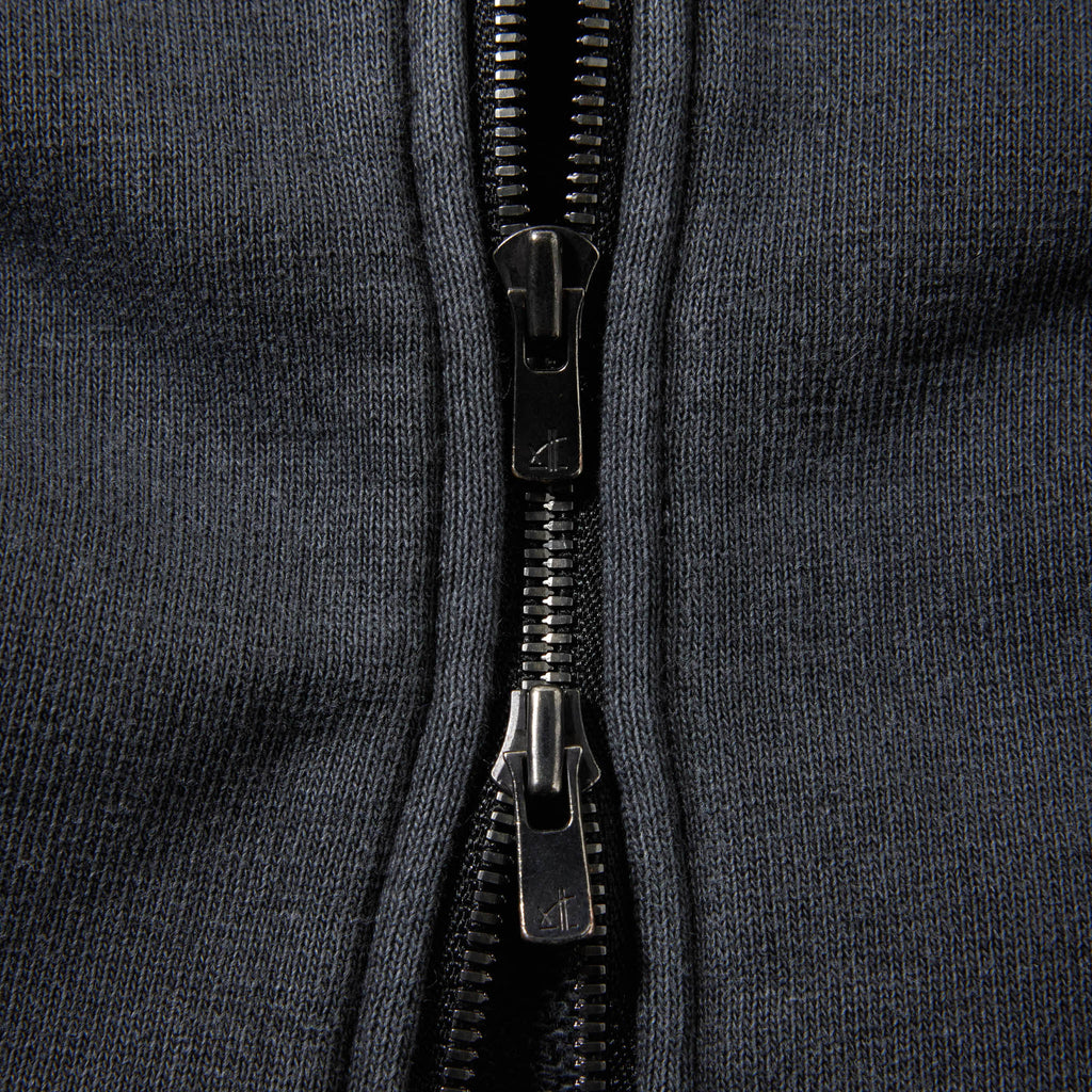 GL15594 / LOOPWHEEL ZIP JACKET PIGMENT DYED