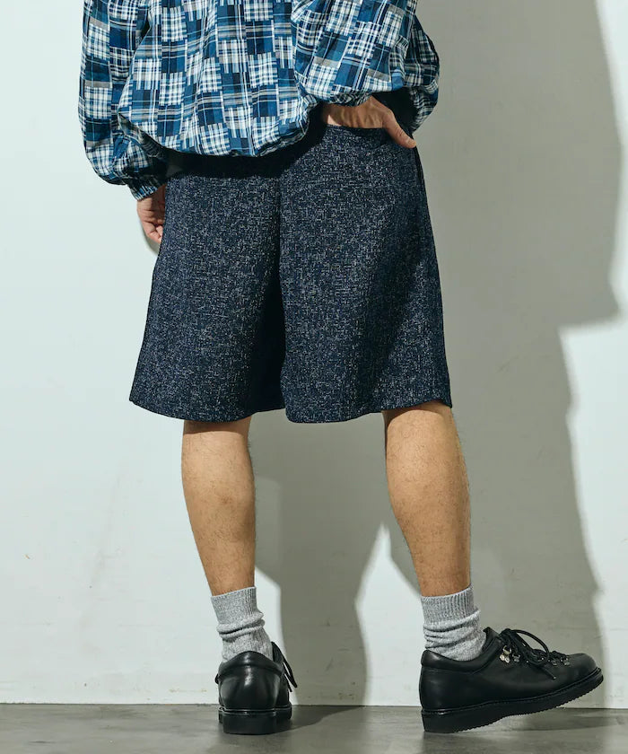 Summer Tweed Easy Wide Shorts / Compatible with Setup