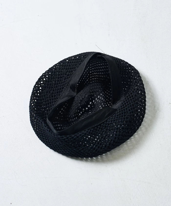 Lace-knit beret