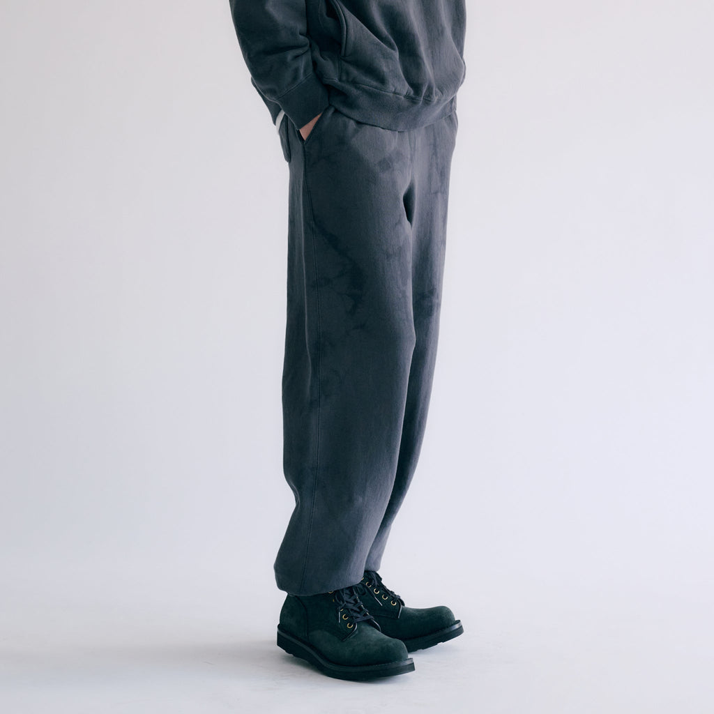 GL49229 / LOOPWHEEL SWEAT EASY PANTS UNEVEN DYED