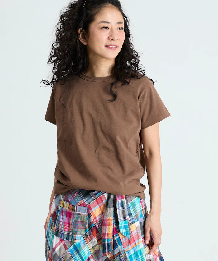 Oil Cut Processing Crew Neck T-Shirt
