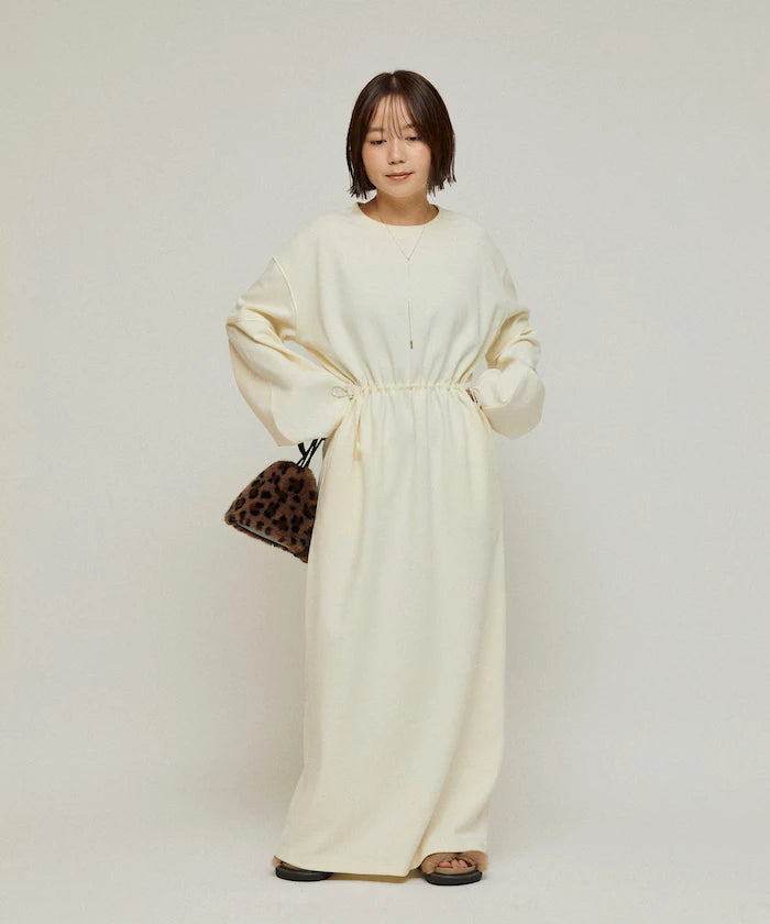 Cocoon Sleeve Damboru Sweat One-Piece / Spindle