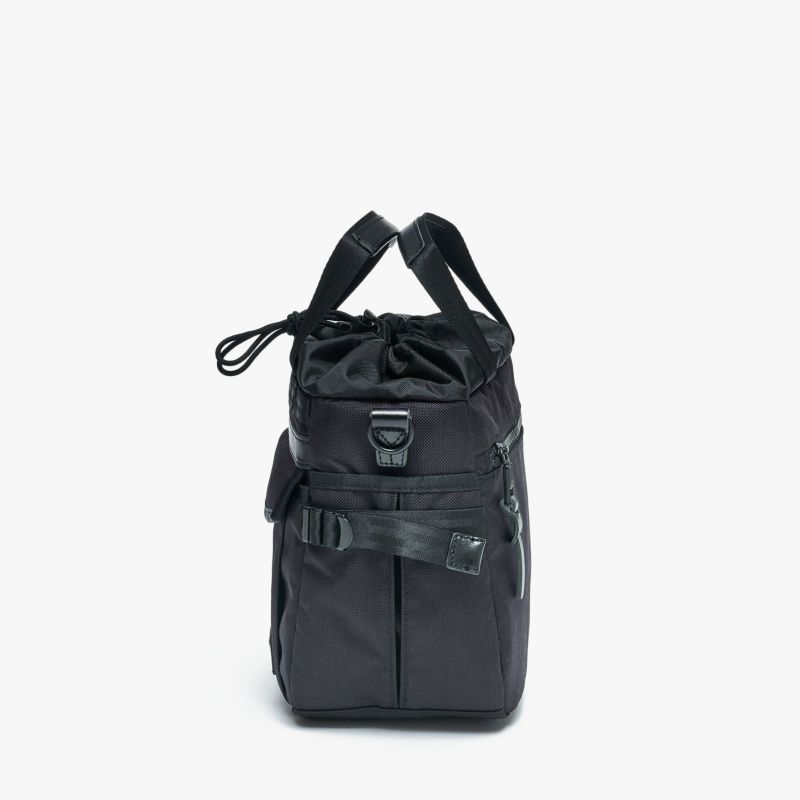 EXCLUSIVE BALLISTIC NYLON DRAWSTRING BAG/BLACK