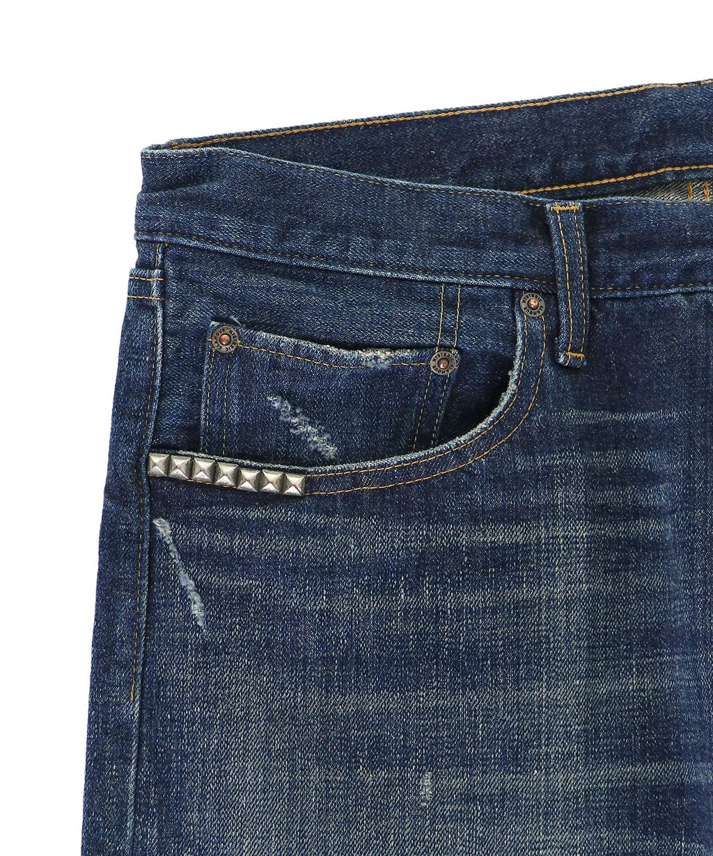 Straight Denim Pants