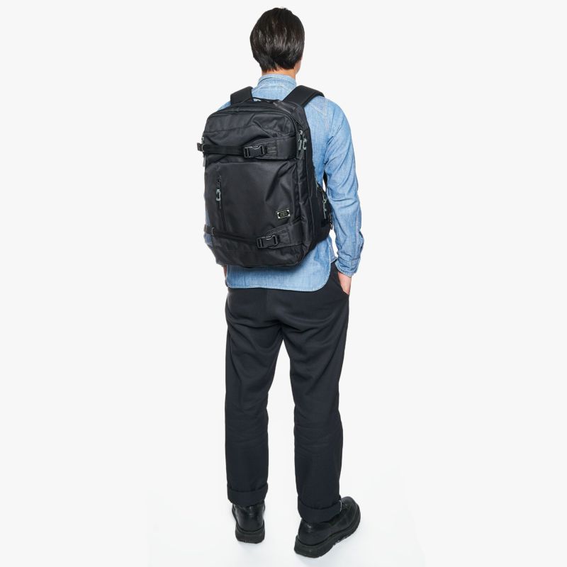 CORDURA DOBBY 305D 3WAY BACK PACK sizeM/BLACK