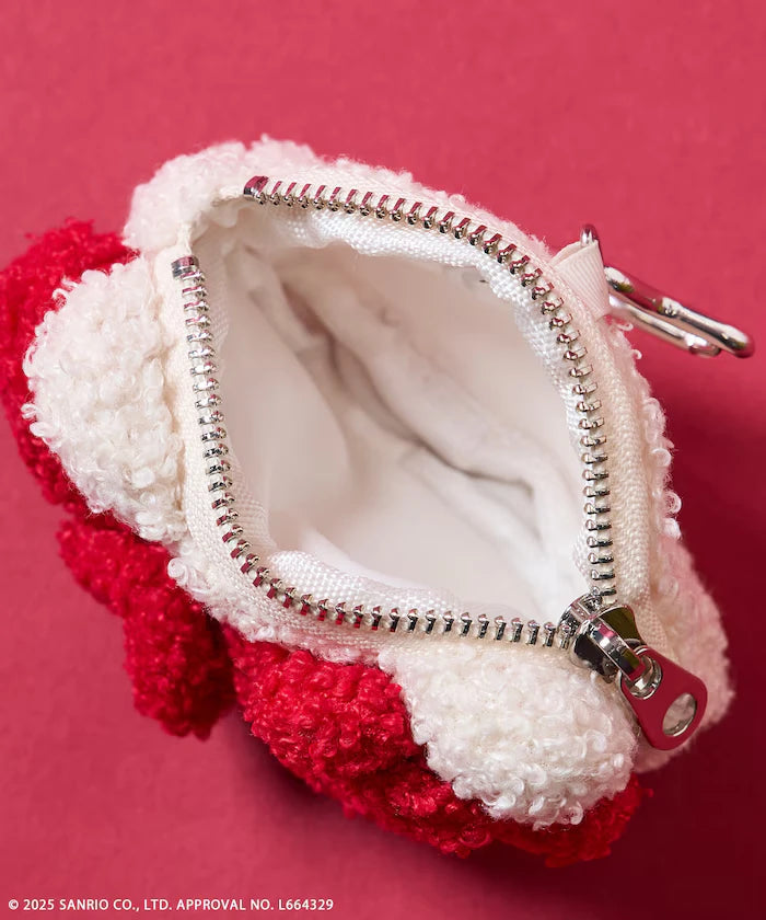 Hello Kitty Fuzzy Charm Pouch