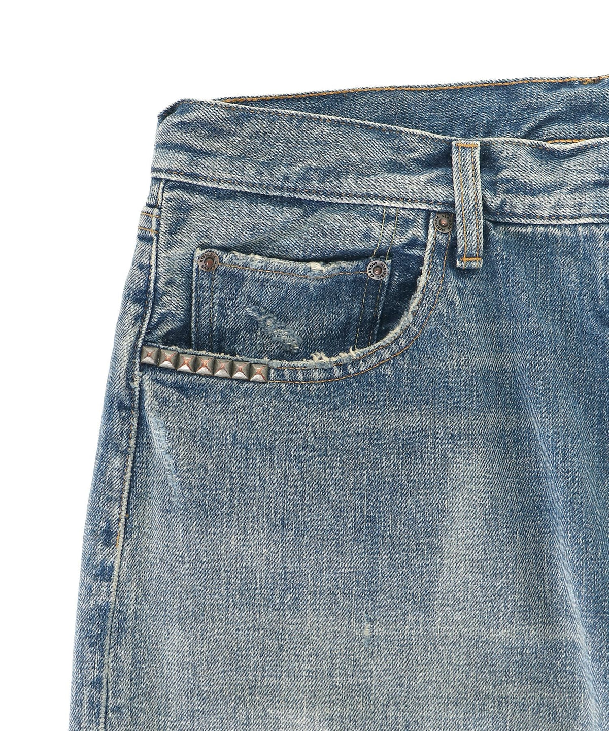 Straight Denim Pants
