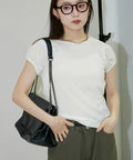 Puff Sleeve Sheer Flocky T-Shirt Limited Edition