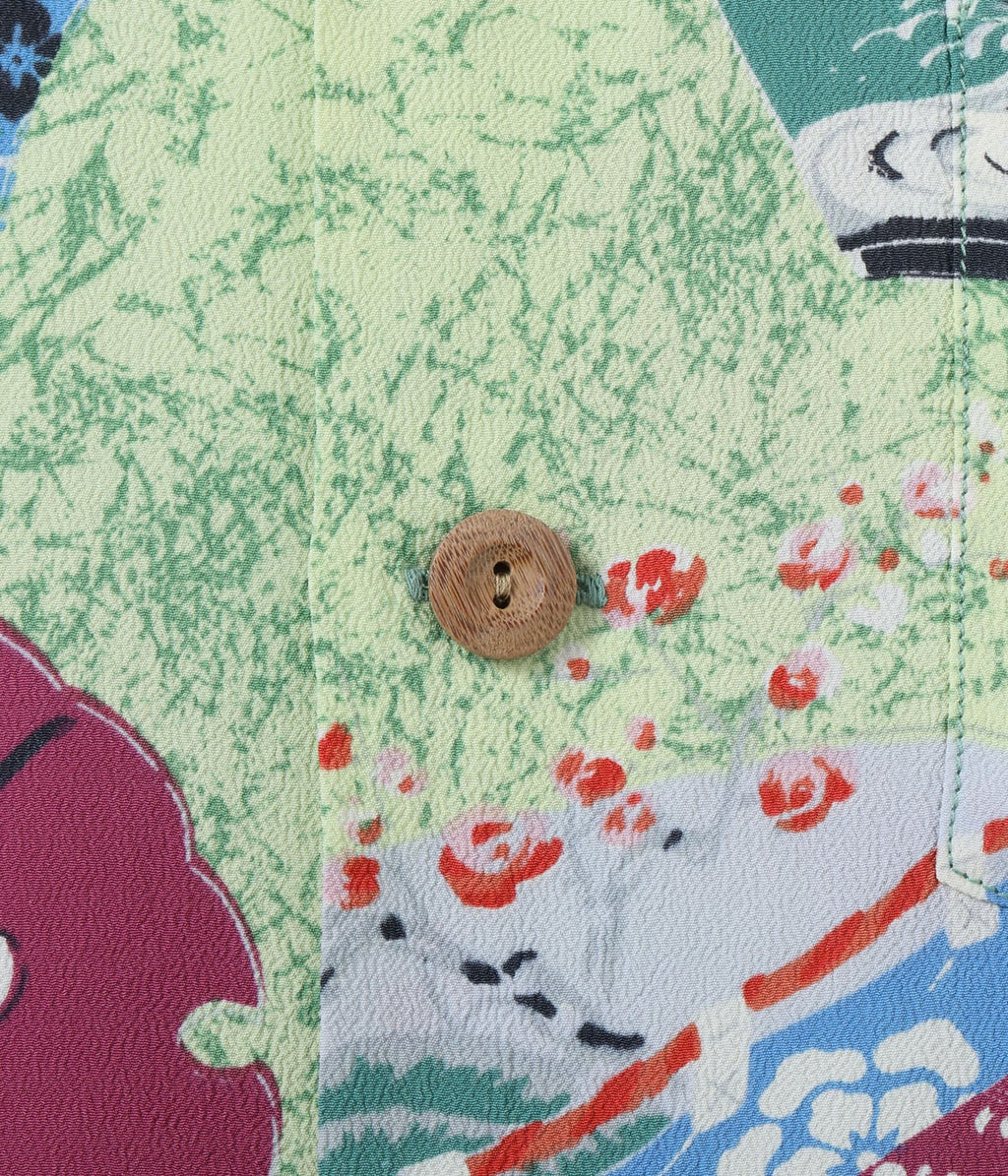 Rayon Hawaiian Shirt 'Japanese Quaint Design'