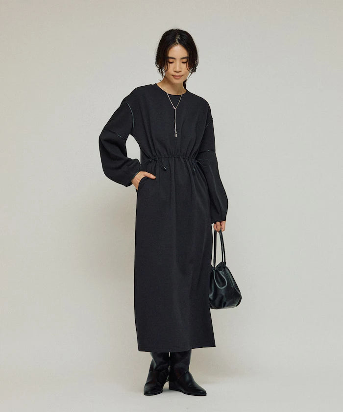 Cocoon Sleeve Damboru Sweat One-Piece / Spindle