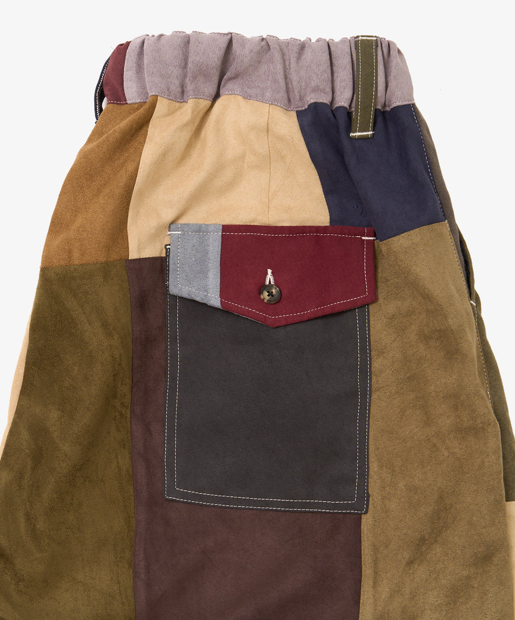 hakama pants faux suede five