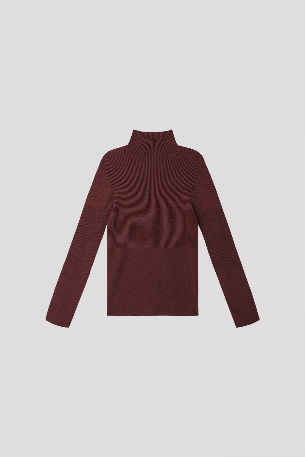 PORTRAIT VELVET MOCKNECK TOP