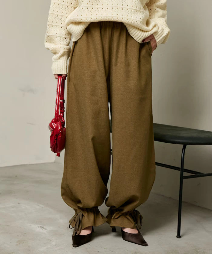 Tapered Ribbon Easy Pants Limited Edition