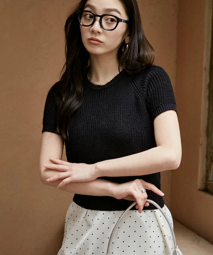 Compact Summer Knit with Purl Stitch - Limited Expansion