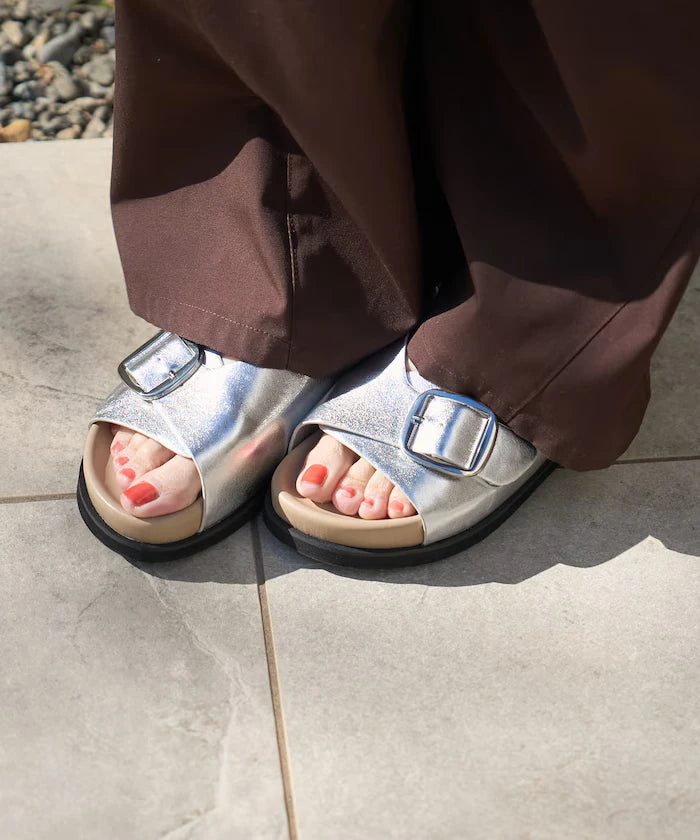Buckle Flat Sandals