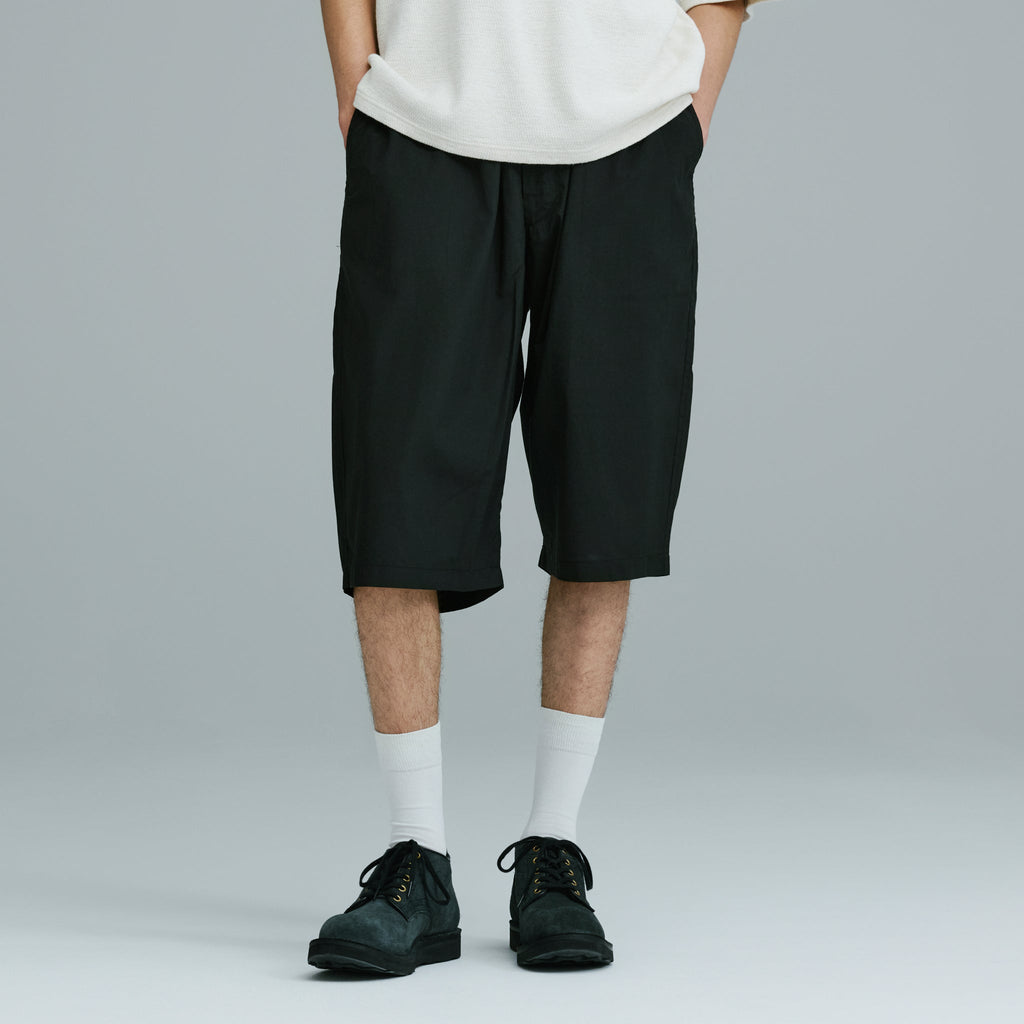 Silk Nep Weather Cloth Easy Wide Shorts