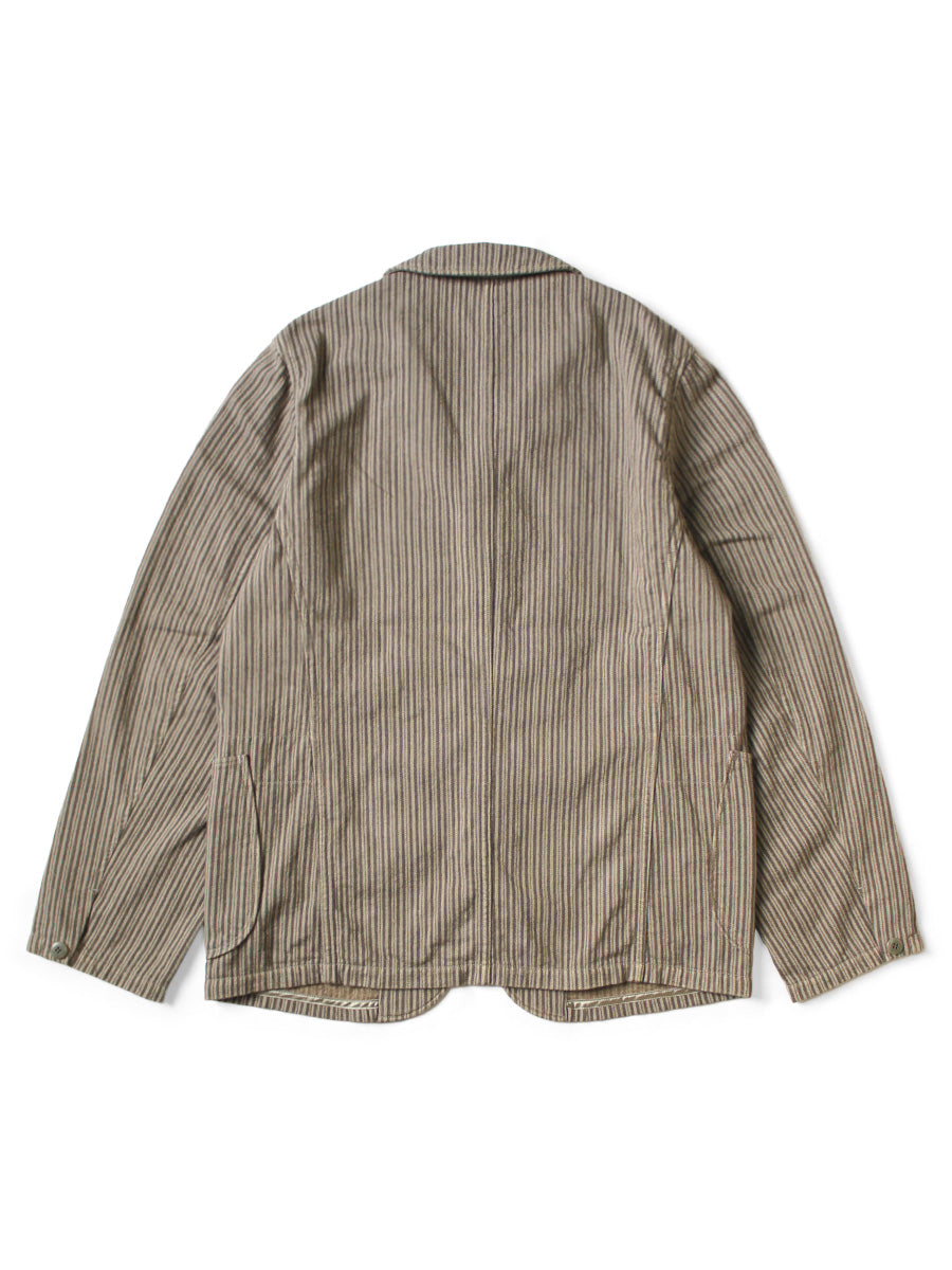 Twill Aging Wool Stripe Hospital JKT