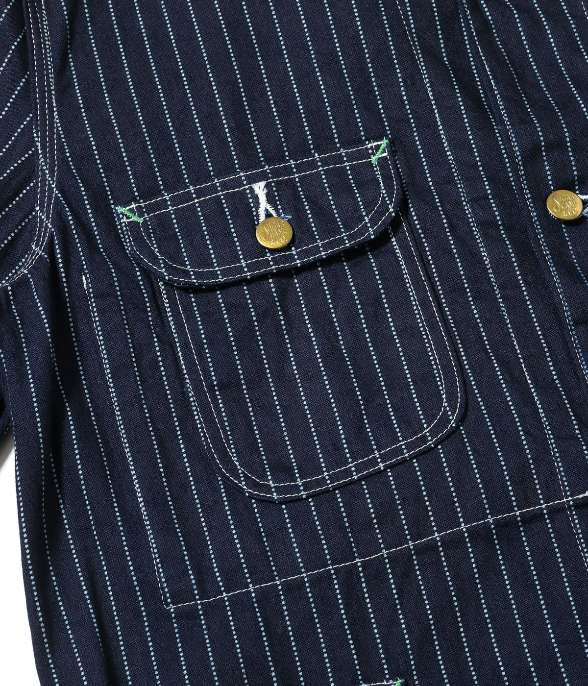 9oz. WABASH STRIPE WORK COAT