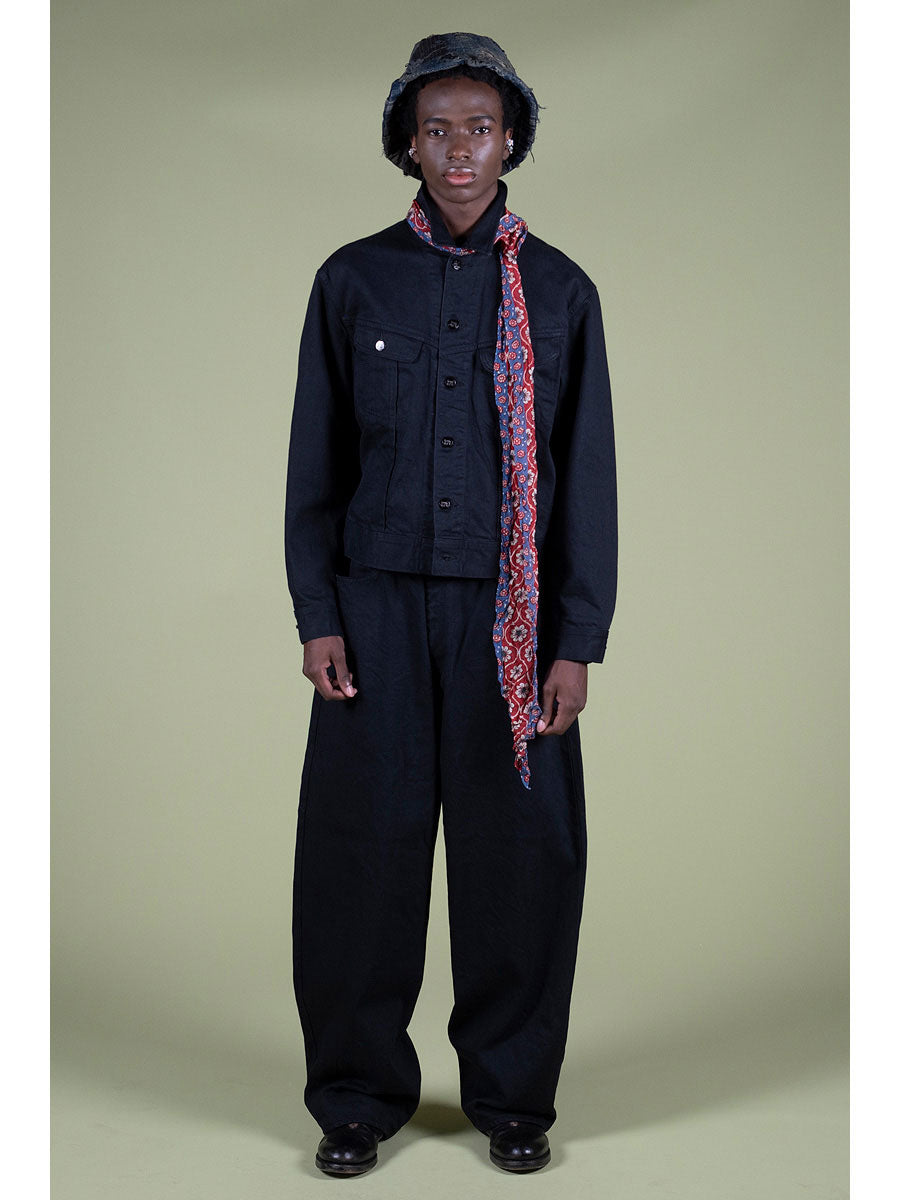 14oz Black x Black Denim Club Buggy 5P Pa...