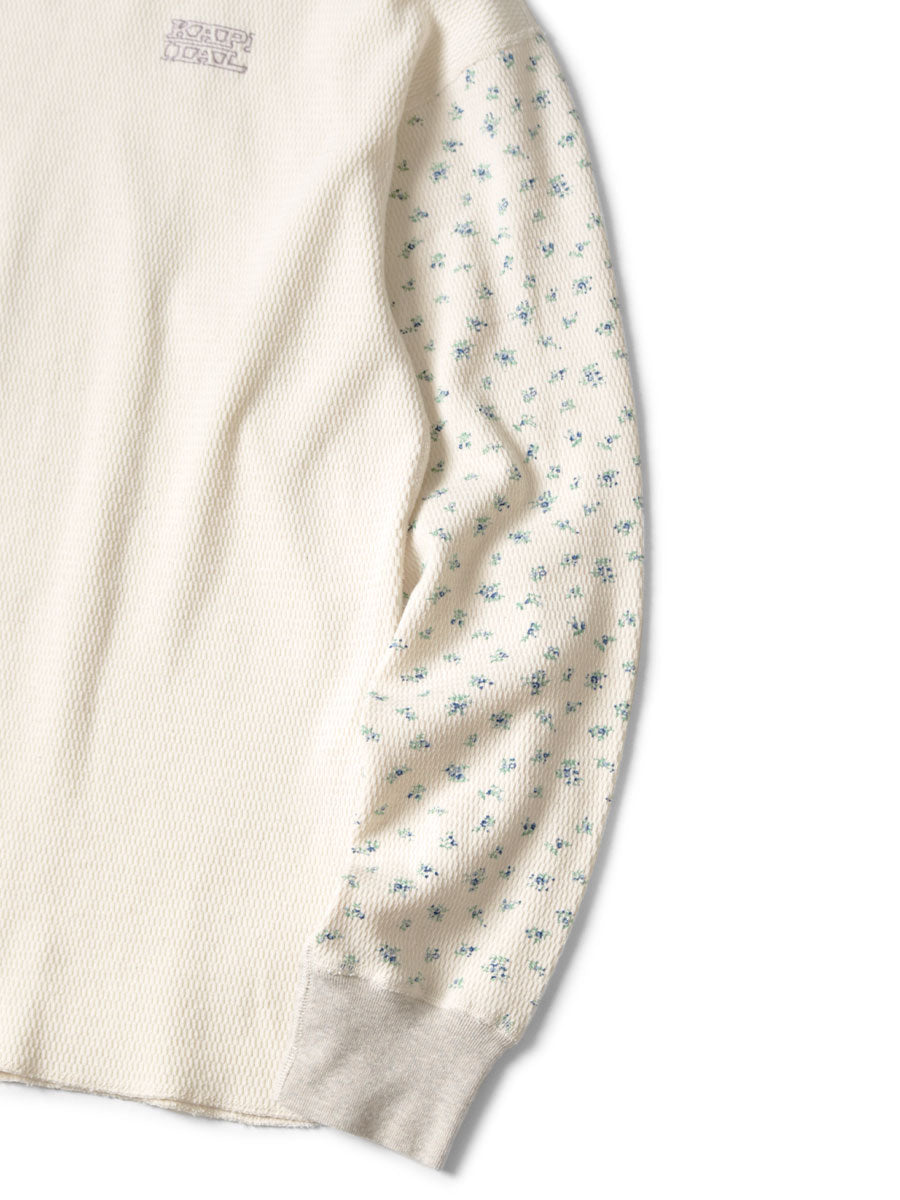 Waffle Jersey Small Flower pt 2TONE Long T (KAPITAL Embroidery)