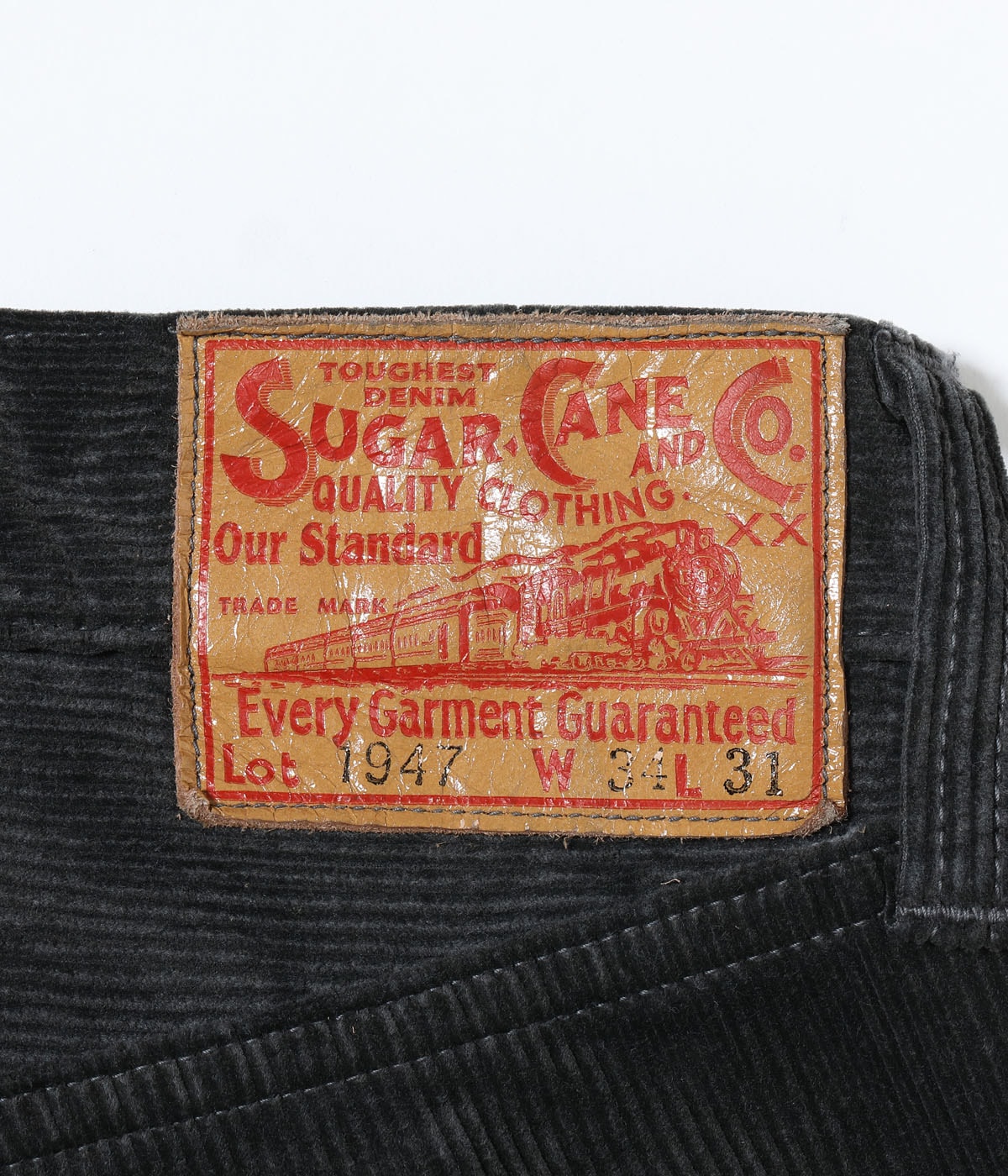 9W CORDUROY 5POCKET PANTS PIGMENT DYED