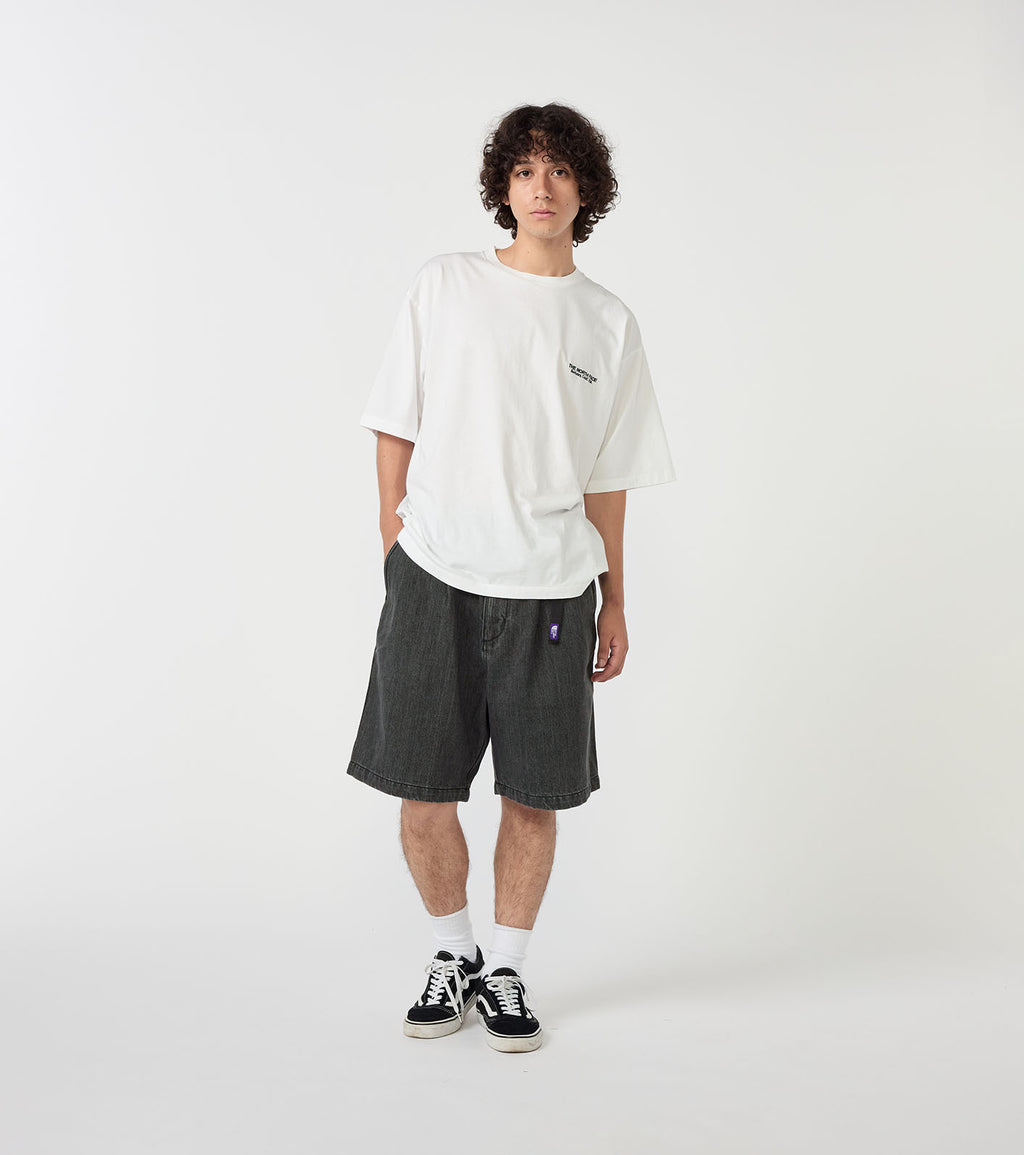 Denim Tuck Field Shorts