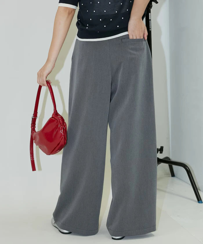 2-pleat slacks pants limited edition