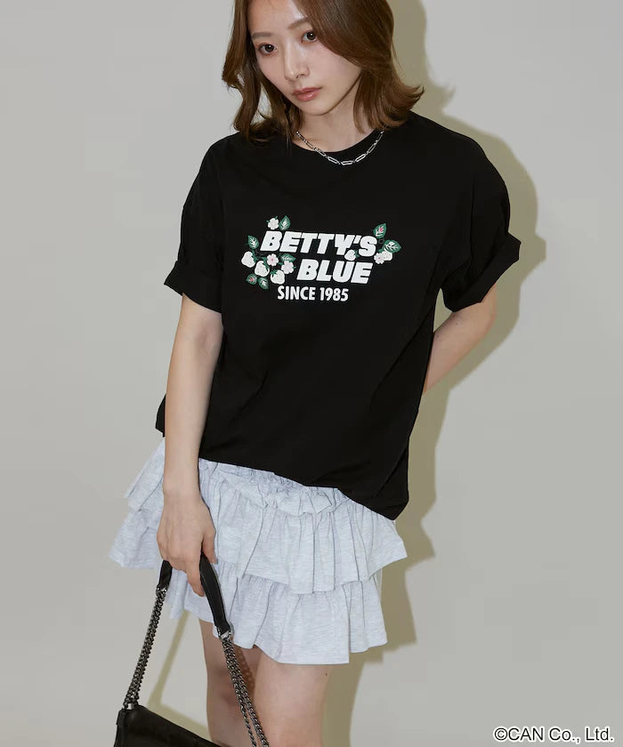 BETTY'S BLUE Flock Logo T-Shirt Limited Edition
