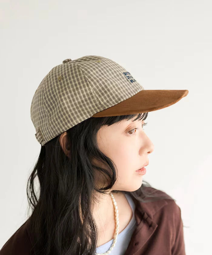 BetterDays Studio × FREAK'S STORE Two-Tone Flat Visor Check Cap