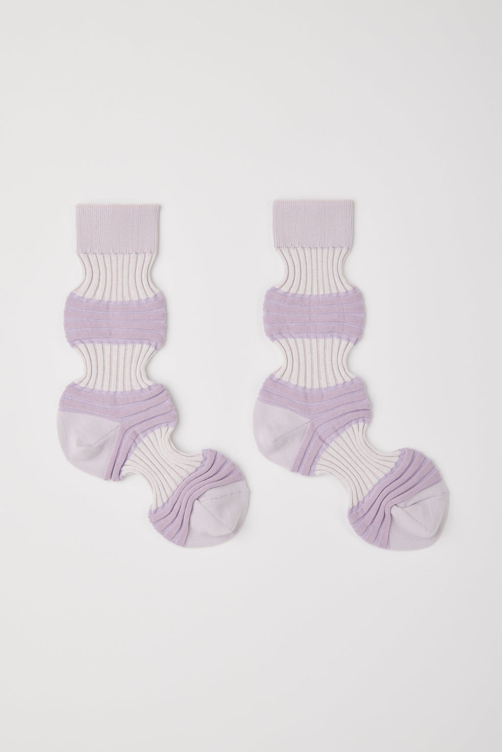 GARTER RIB SOCKS