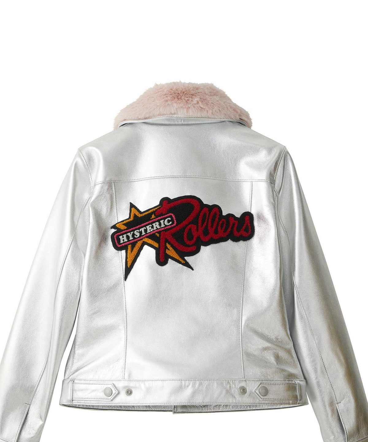 HYSTERIC ROLLERS Patch Short Leather Blouson
