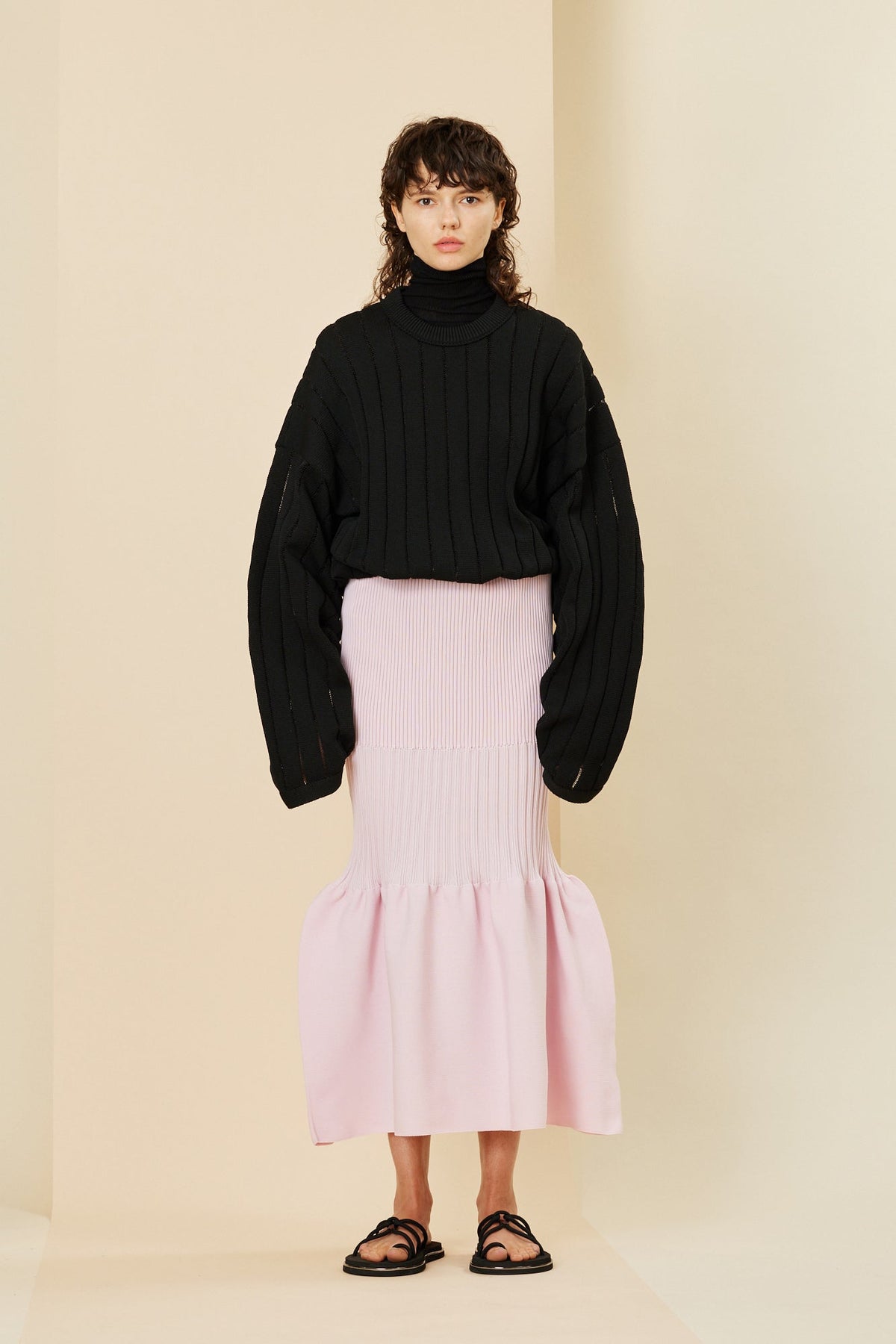 FLUTED MERMAID SKIRT