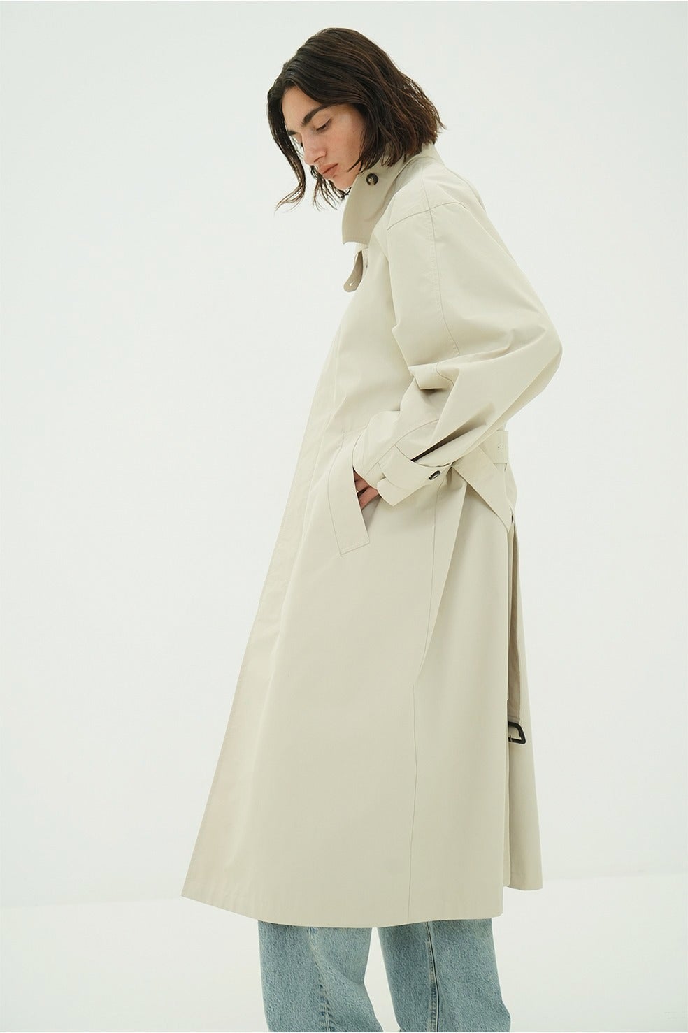 BULKY LINE STAIN COAT