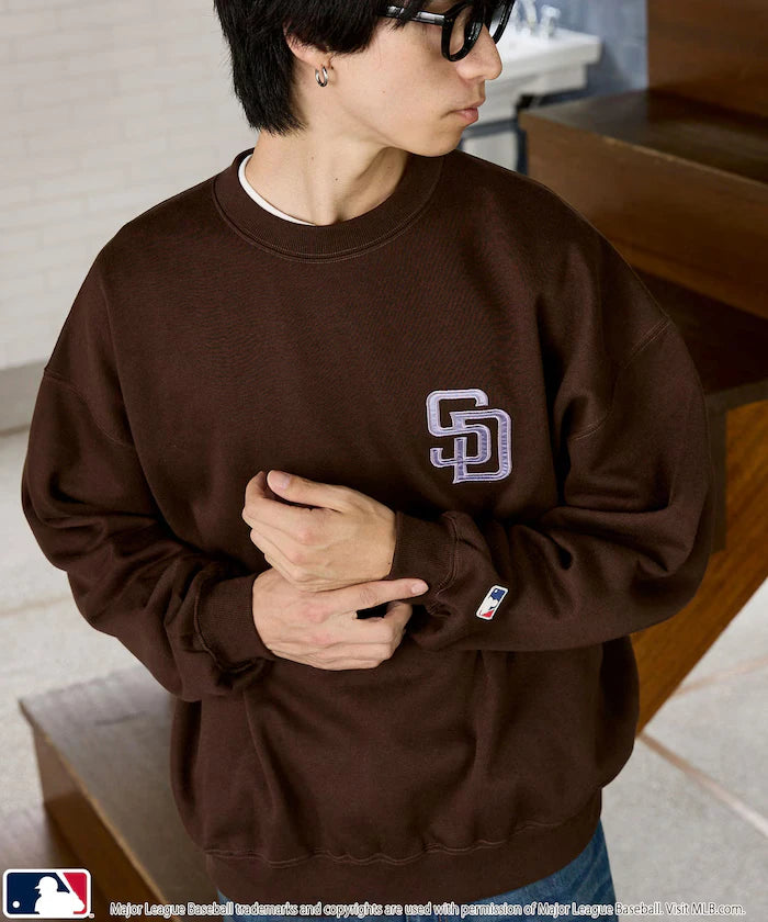 Custom MLB Fleece Crewneck Logo Sweatshirt Limited Edition